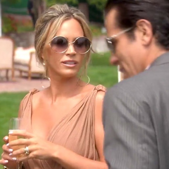 Authentic gold GUCCI blue gradient 
Round Pearl Tip Sunglasses - Picture 7 of 17